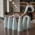 Super Vitrified Ceramic Bud Vases 125mm for Tabletop Decor (Pack of 6)