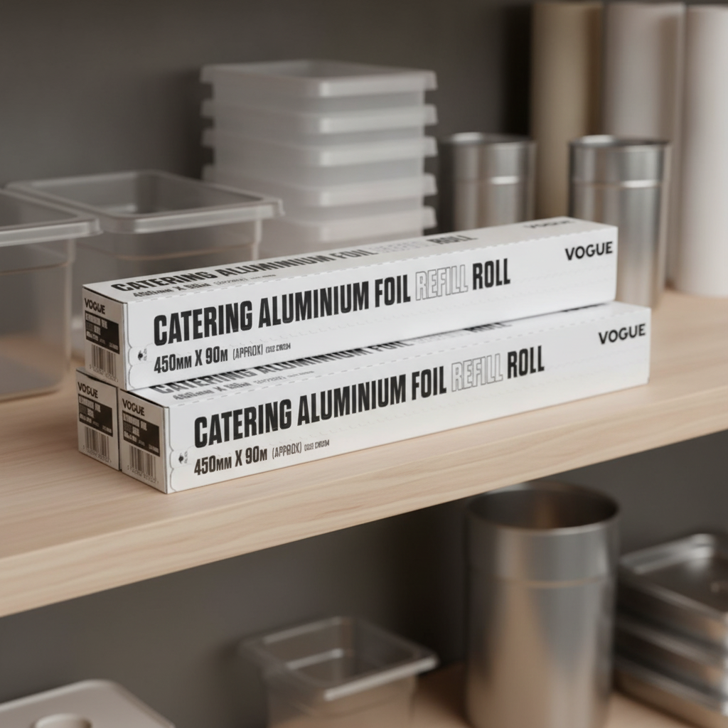 Aluminium Foil 90m for Efficient Food Wrapping (Pack of 3)