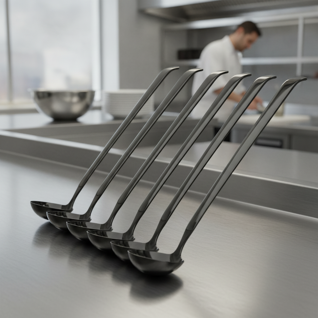 18/10 Stainless Steel Buffet Dressing Spoon for Serving (Pack of 6)