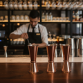 Copper-Plated Double-Ended Jigger 50ml for Cocktail Making