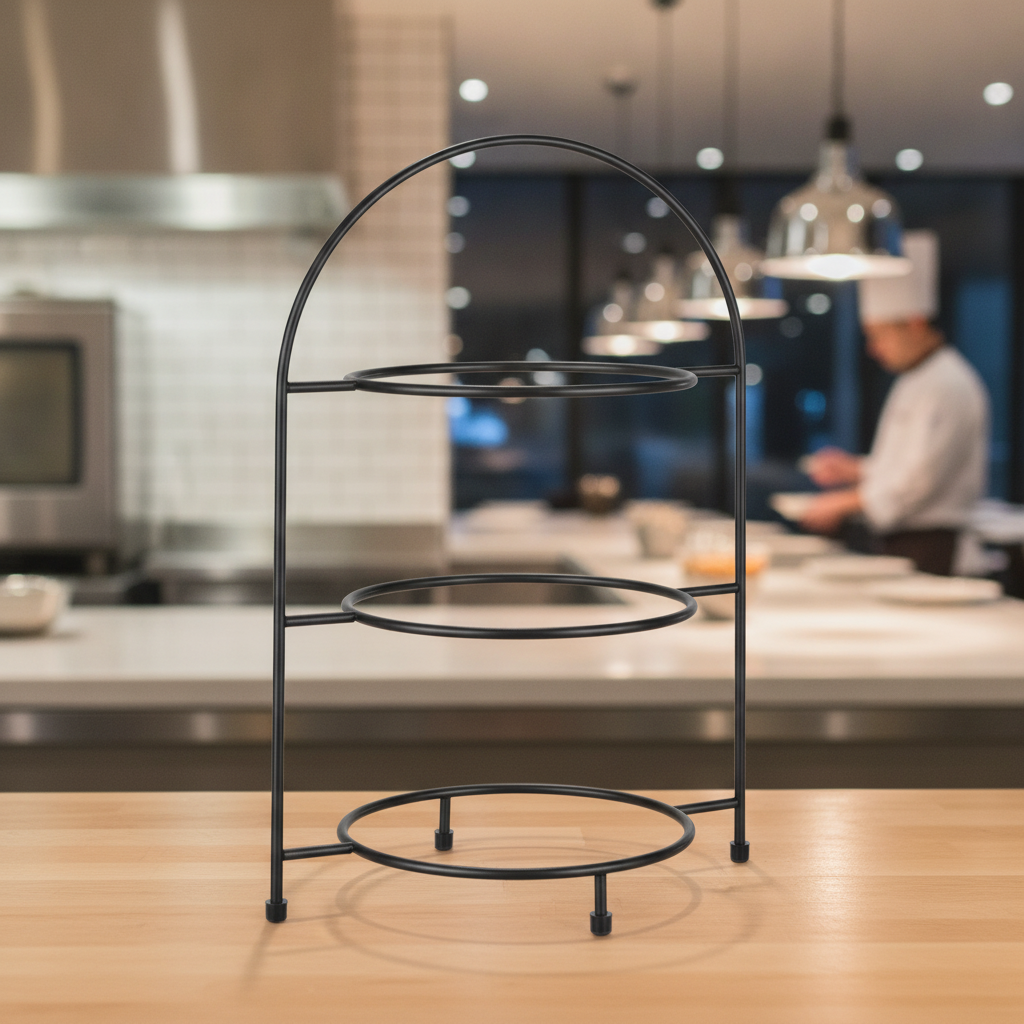 Metal Serving Stand 290mm for Stylish Buffet Displays
