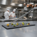 Stainless Steel Round Tipped Tweezers 300mm for Food Presentation