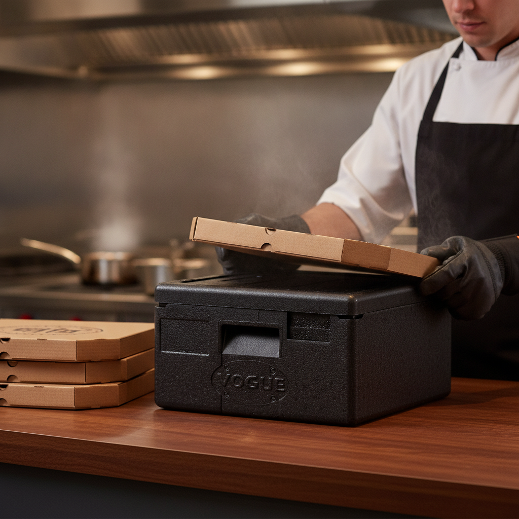 Expanded Polypropylene Insulated Pizza Box Carrier 22L for Food Delivery