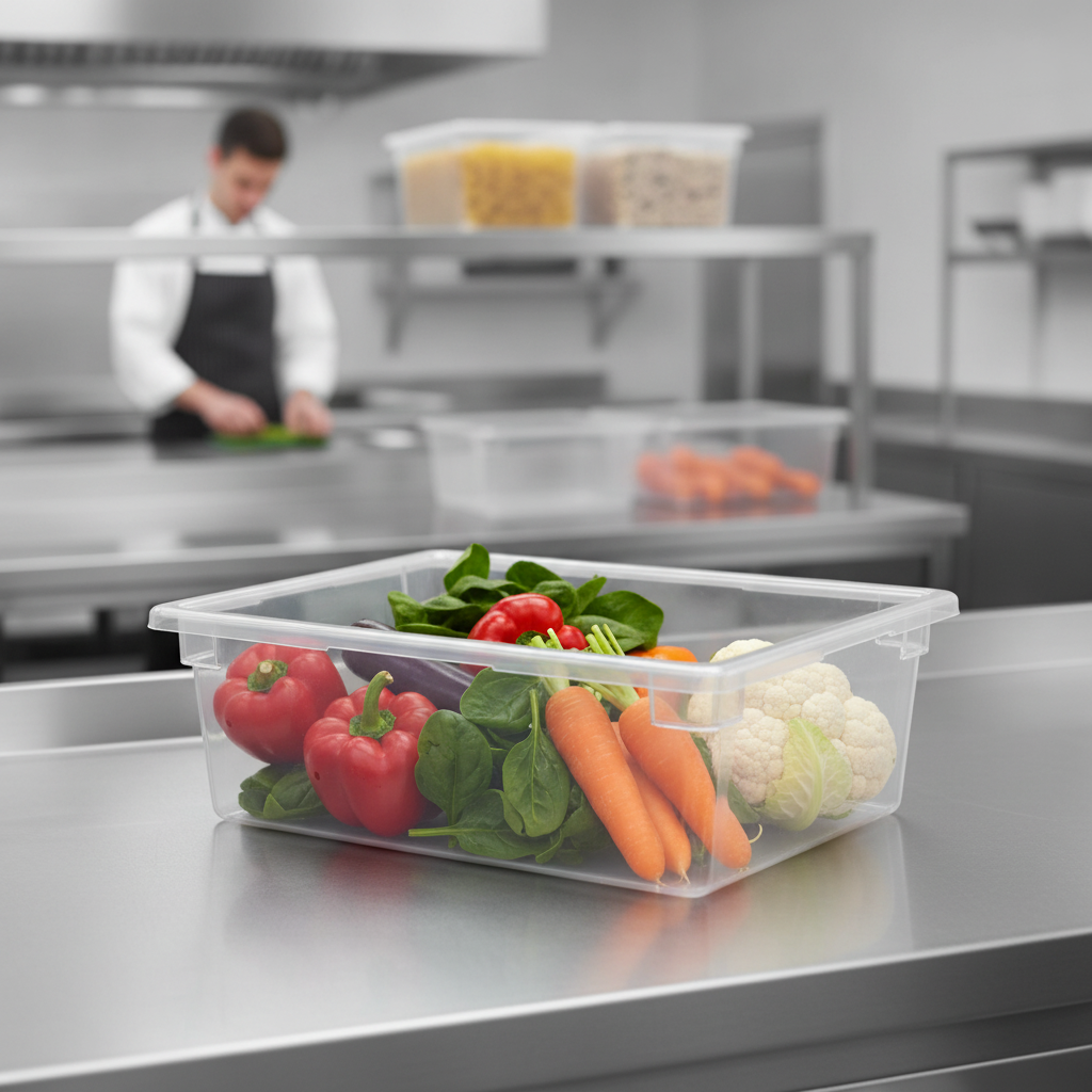 Polycarbonate Storage Container 45L for Professional Kitchens
