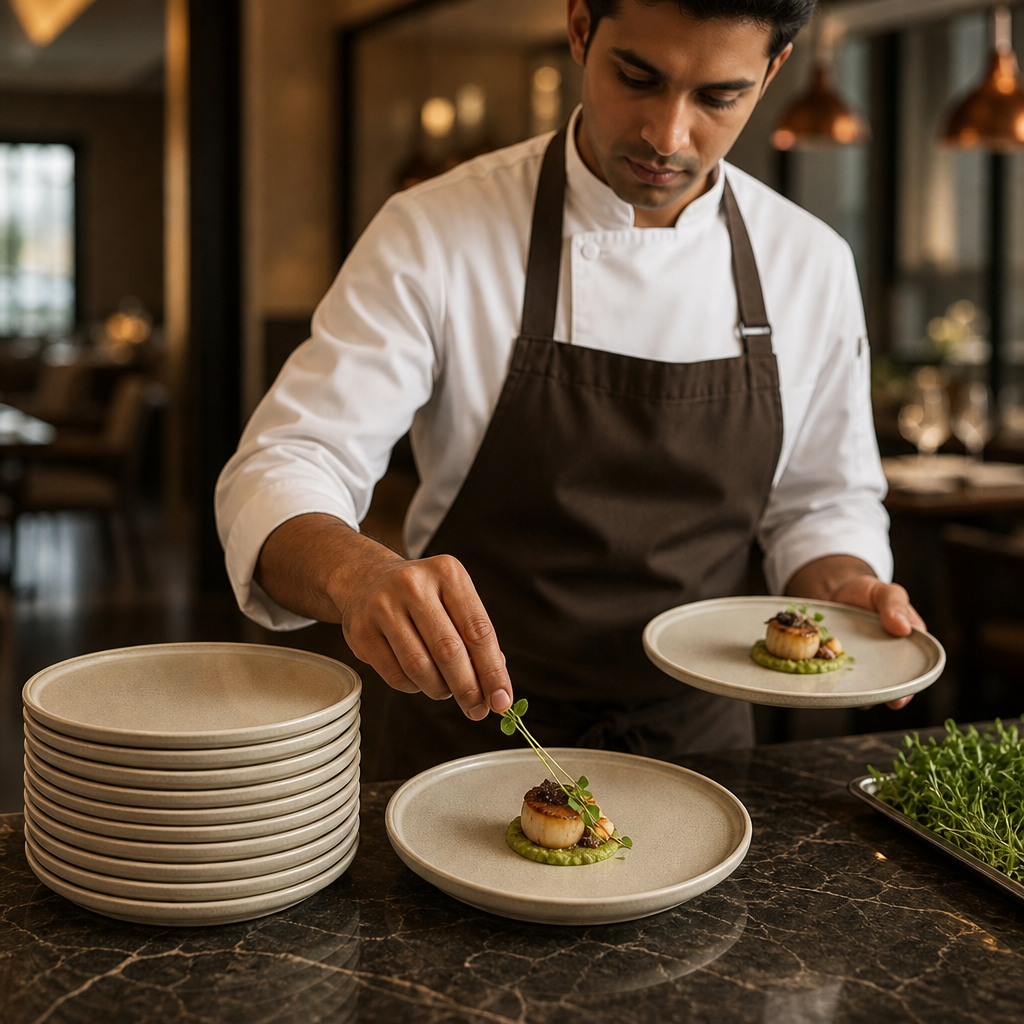Vitrified Pier Stack Plates 160mm China for Serving & Presentation (Pack of 12)