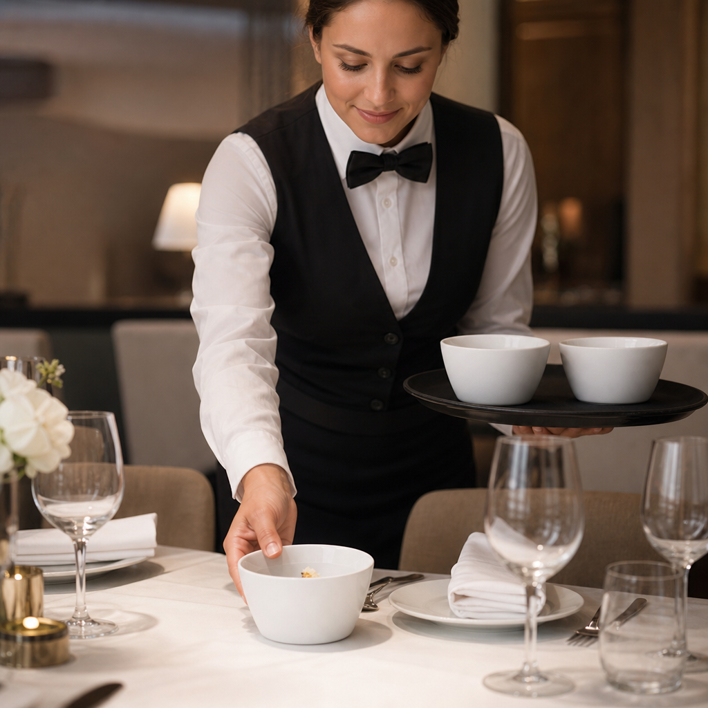 Low Bowls 100mm Fine China for Upscale Dining (Pack of 12)