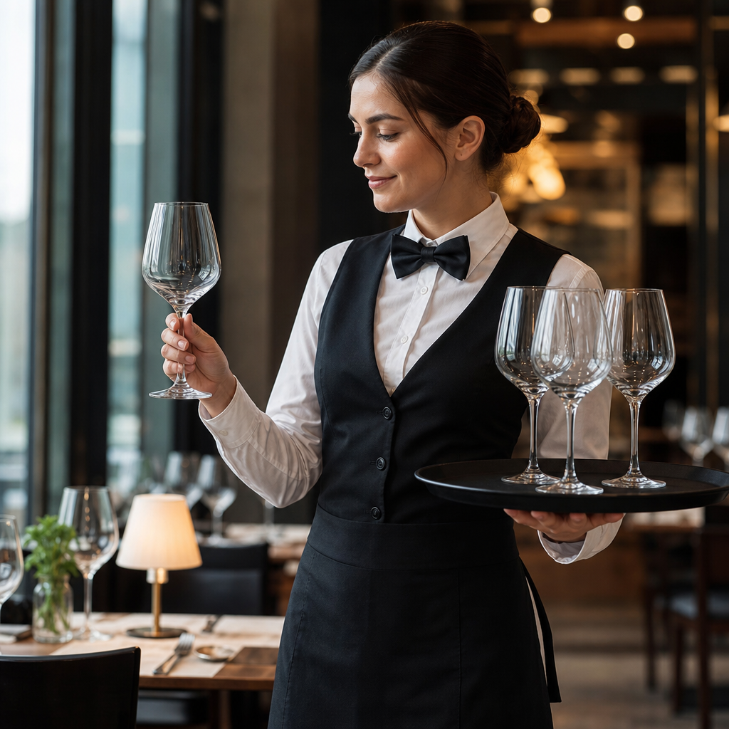 Toughened Glass Wine Glasses 310ml for Restaurants & Brasseries (Pack of 24)