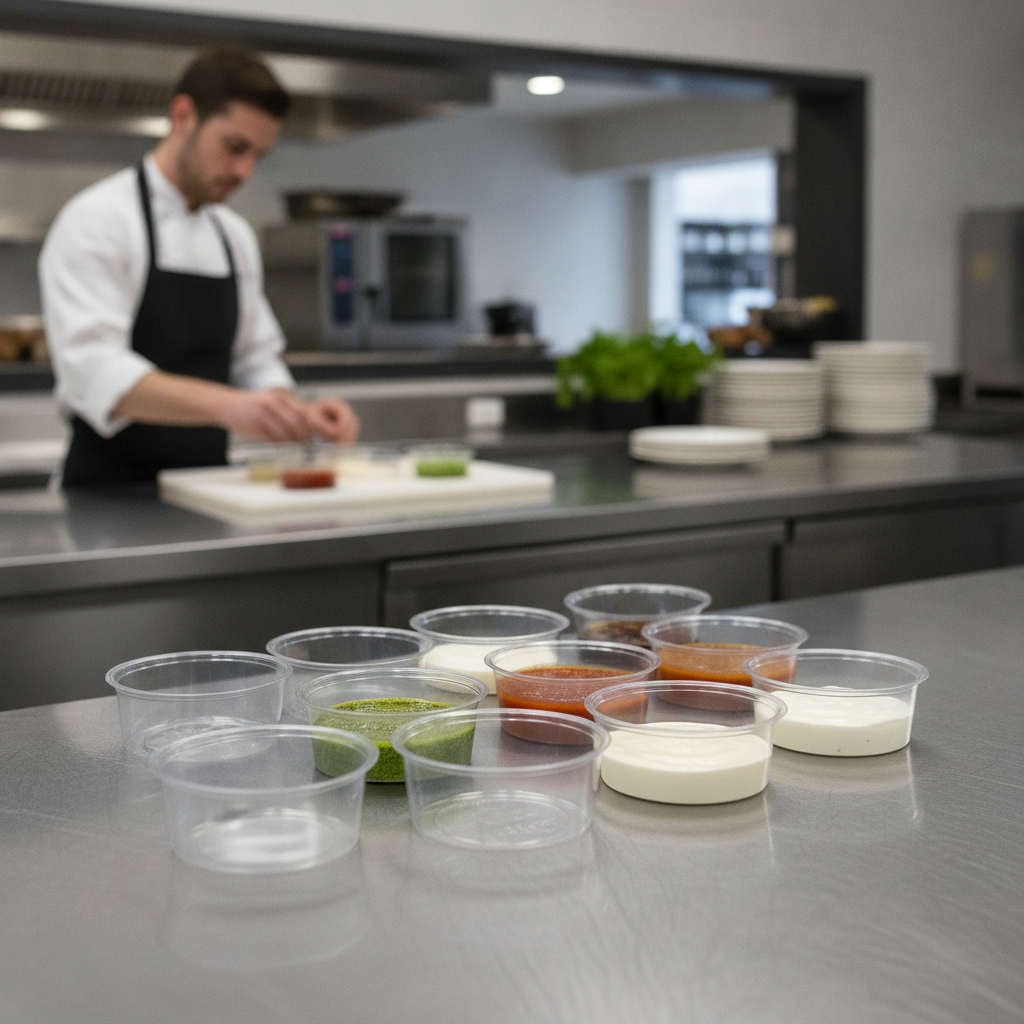 PLA Compostable Cold Portion Pots 59ml for Food Storage (Pack of 2000)