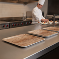 Laminate Rectangular Tray Light Olive for Cafeterias & Dining Halls