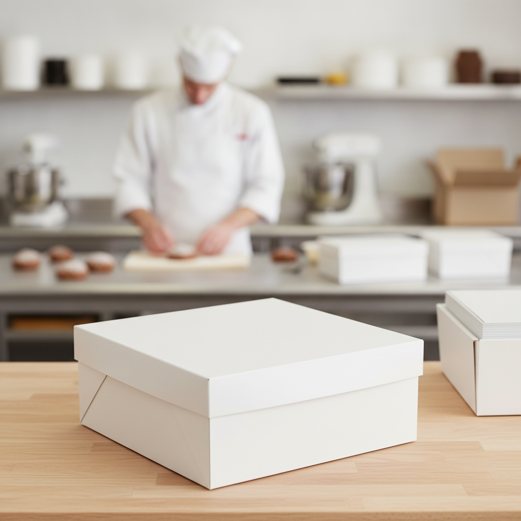 Cardboard Cake Box 14in for Bakeries & Catering