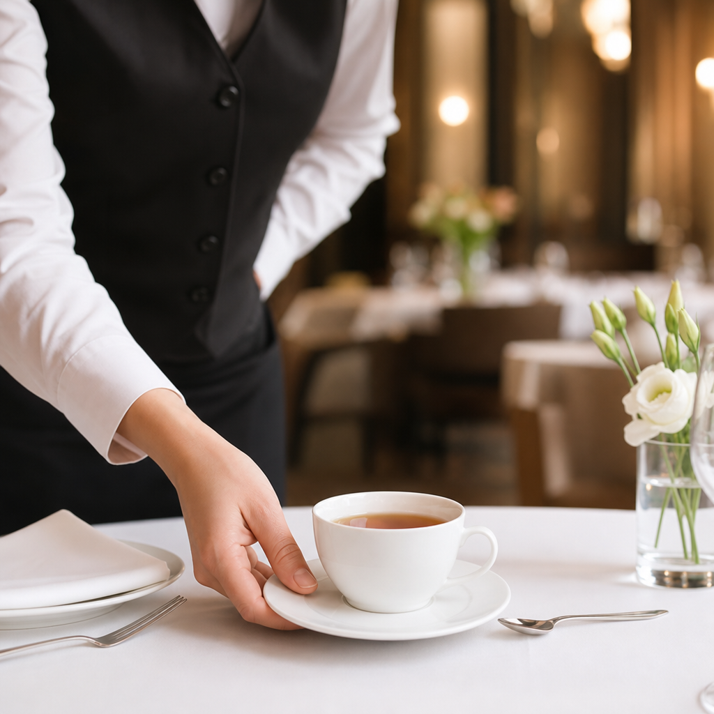 Tea Saucers 165mm Porcelain for Fine Dining (Pack of 6)