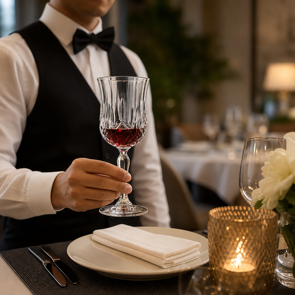 Eco-Crystal Wine Goblet 230ml for Elegant Dining (Pack of 12)