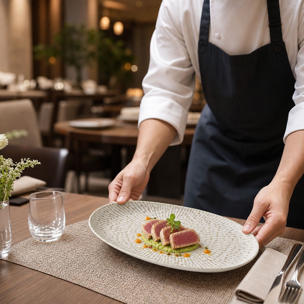 Oblong Plates 260x150mm Taupe Vitrified Ceramic for Hospitality (Pack of 6)