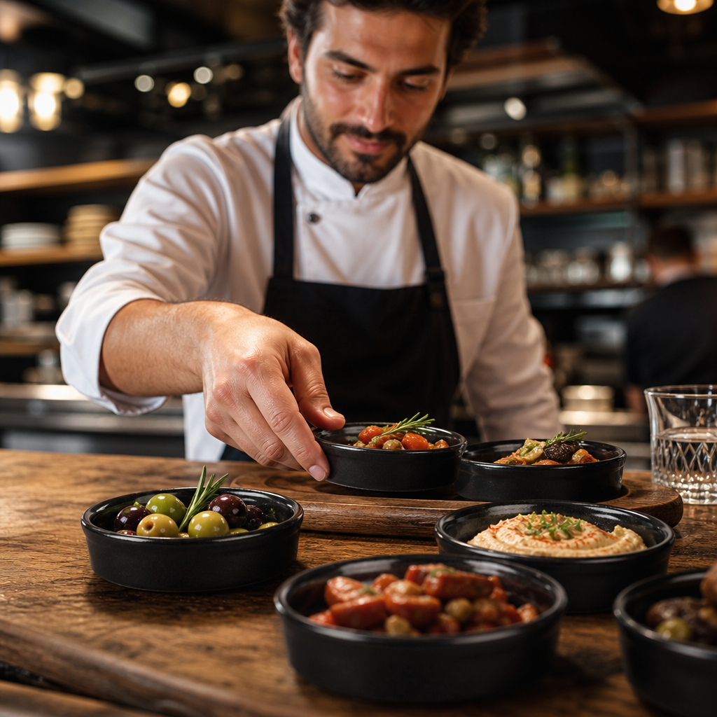 Mezze Dishes 200ml Porcelain for Tapas & Dips (Pack of 12)