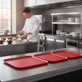 Polypropylene Rectangular Tray 410x300mm for Cafeterias