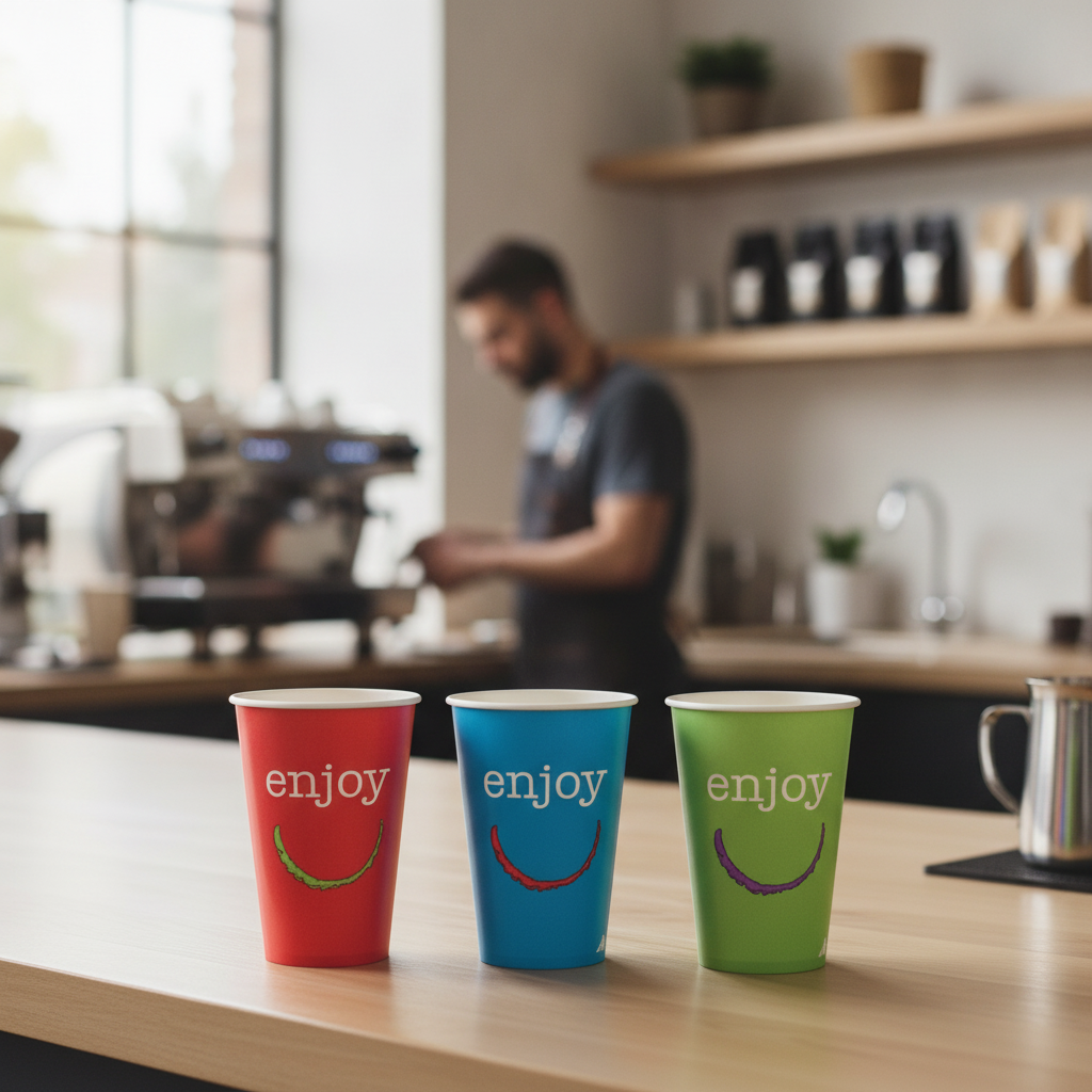 Paper Cold Cups 340ml for Cafés and Takeaway Outlets (Pack of 1900)