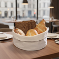 Canvas Round Large Bag 200mm for Breakfast Service