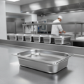 201 Stainless Steel 1/4 Gastronorm Tray 530ml for Commercial Kitchens