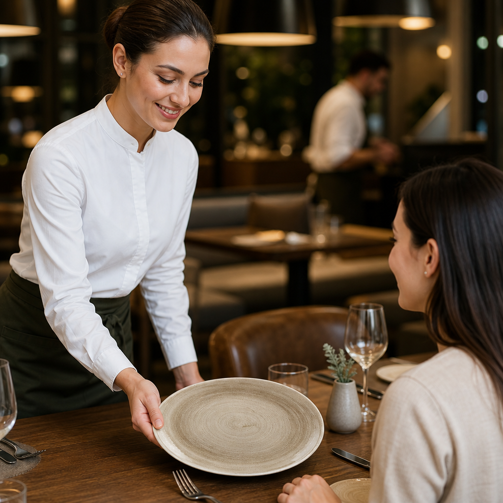 Round Plates 286mm Porcelain for Pubs & Restaurants (Pack of 12)