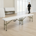 Polyethylene Folding Bench 1830mm for Events & Catering
