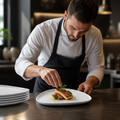 Triangular Chef Plates 260mm Vitrified Ceramic for Food Presentation (Pack of 6)