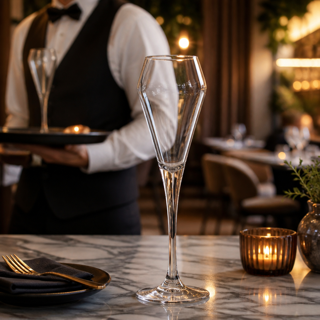 Polycarbonate Champagne Glasses 200ml for Bars & Restaurants (Pack of 6)