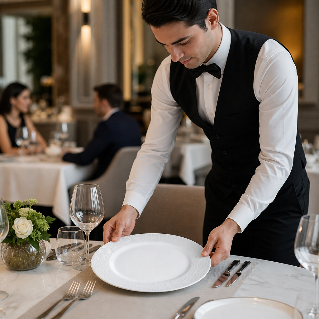 Plates 275mm Bone China for Upscale Dining (Pack of 12)