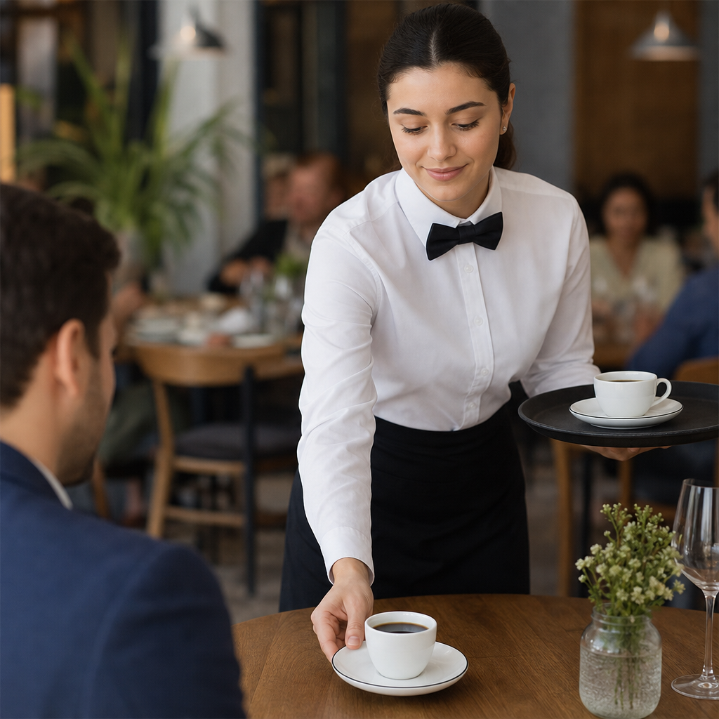 Saucers Rim 150mm Black Porcelain for Catering (Pack of 24)