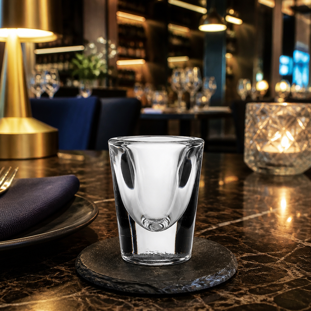 Glass Shot Glasses 25ml for Busy Bars & Events (Pack of 12)