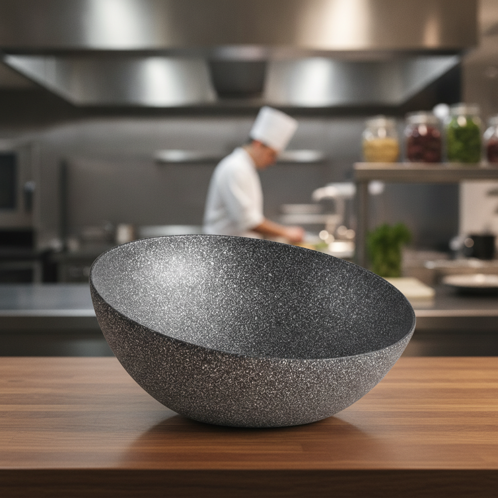 Cast Aluminium Bowl 3L for Culinary Presentations
