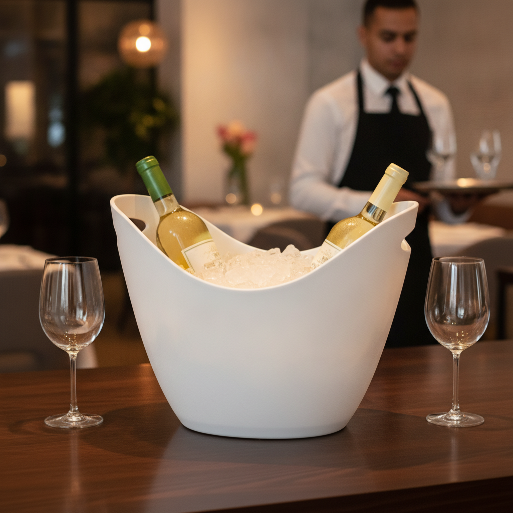 Plastic Wine Cooler 8L for Entertaining Guests