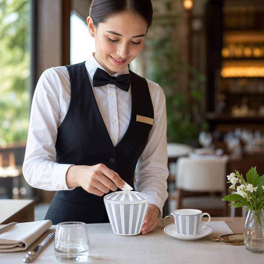 Fine Bone China Snipe Sugar Bowls 85mm for Hospitality (Pack of 12)