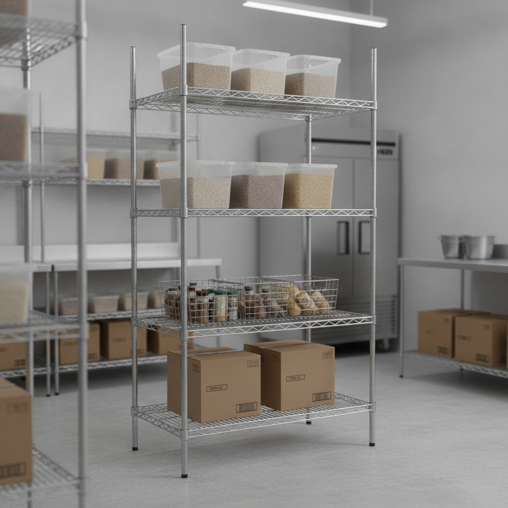 Zinc Coated Steel Wire Shelving Kit 915x610mm for Storage Solutions