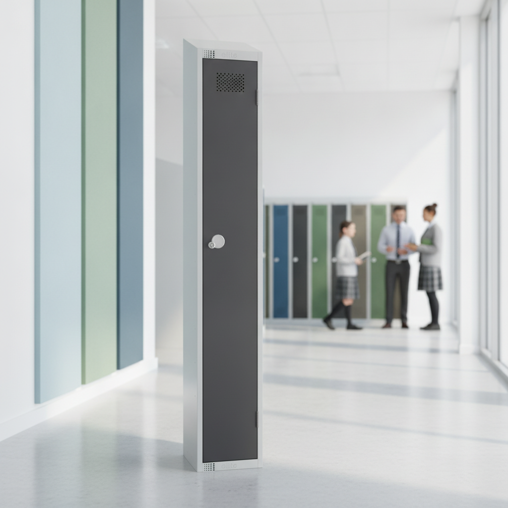 Powder Coated Steel Lockers 300mm Deep for Schools & Workplaces