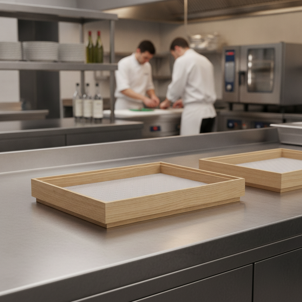 Silicone Non-Slip Mat for GN 1/2 Wooden Boxes