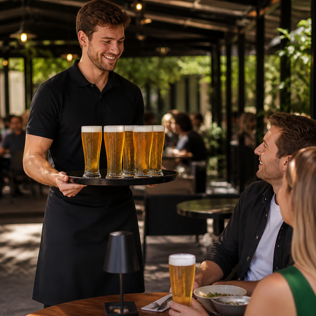 Polycarbonate Pilsner Glass 414ml for Outdoor Entertaining (Pack of 12)