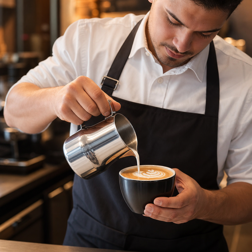 Stainless Steel Barista Milk Jug 500ml for Latte Art
