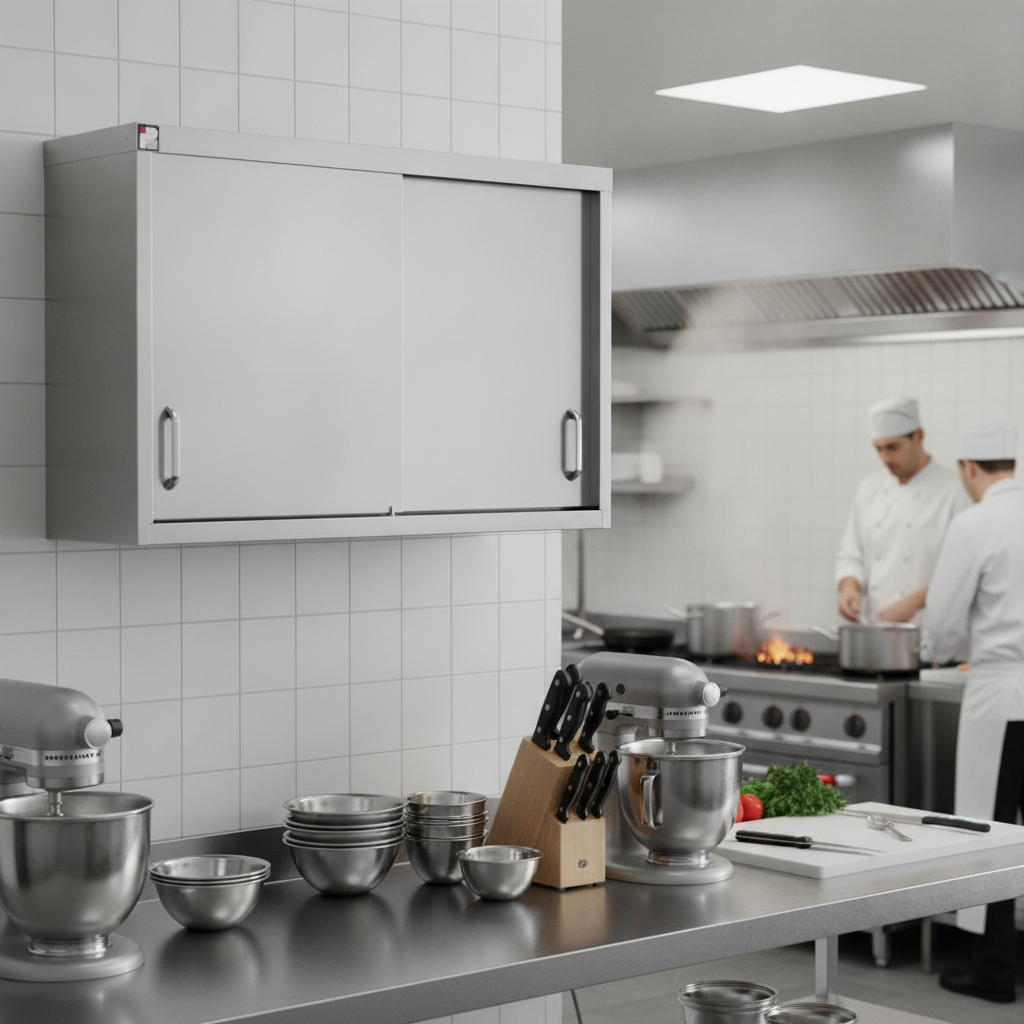 Stainless Steel Wall Cupboard 900mm for Commercial Kitchens