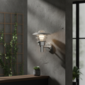 Galvanised Steel Wall Light for Outdoor Spaces