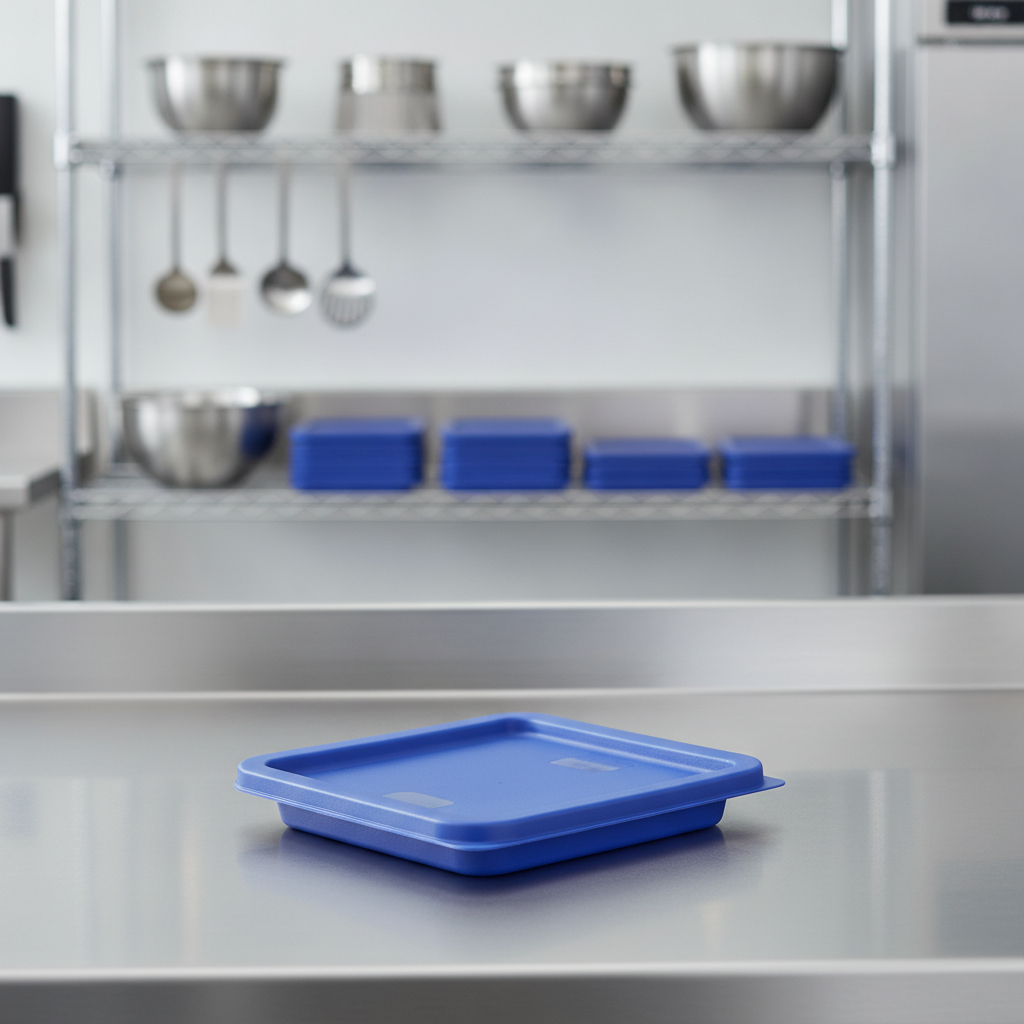 Polyethylene Square Food Storage Container Lid for Food Prep