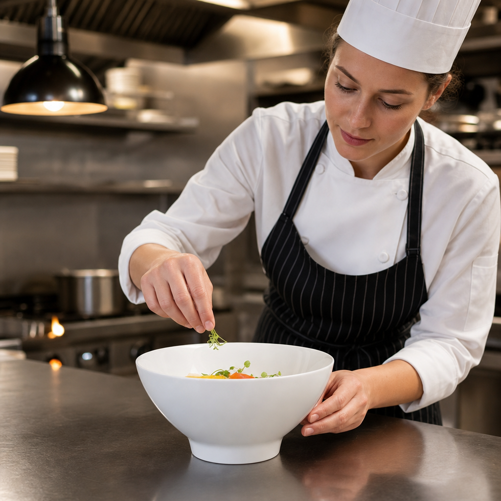 Coupe Bowls 268mm Porcelain for Contemporary Cuisine (Pack of 6)