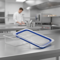 Airtight Blue ABS Lid GN 1/3 for Food Storage