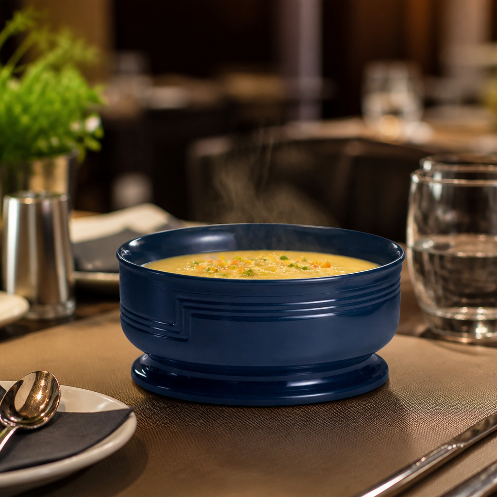 Insulated Polypropylene Bowl 500ml for Healthcare Meal Delivery