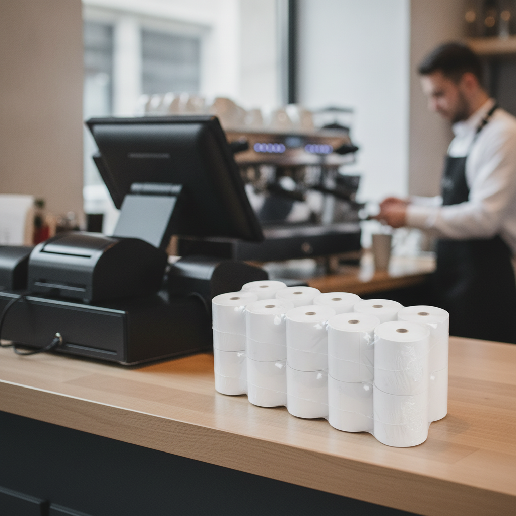 Paper Thermal Till Rolls 80x80mm for Retail Transactions (Pack of 20)