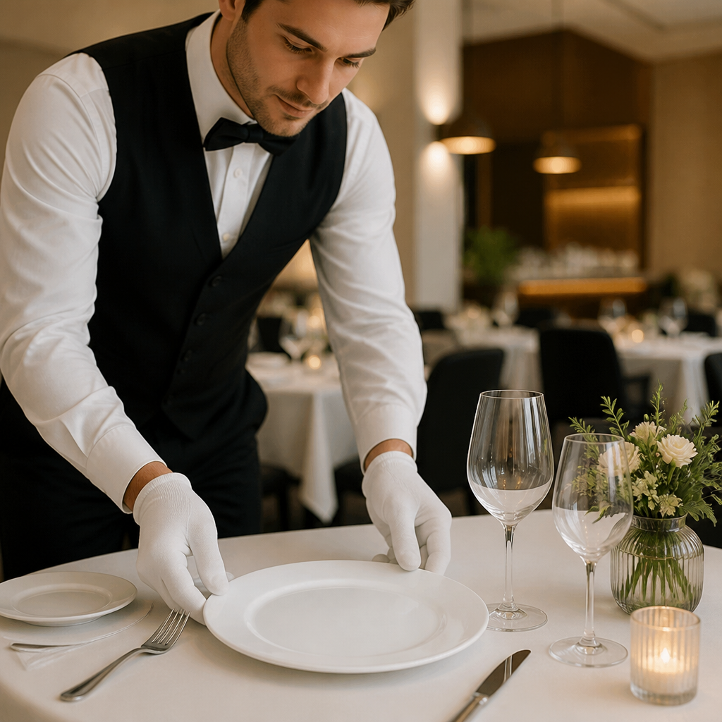Plates 270mm Porcelain for Fine Dining (Pack of 24)