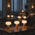 Iron LED Cordless Table Lamps 190mm for Inviting Ambience (Pack of 6)