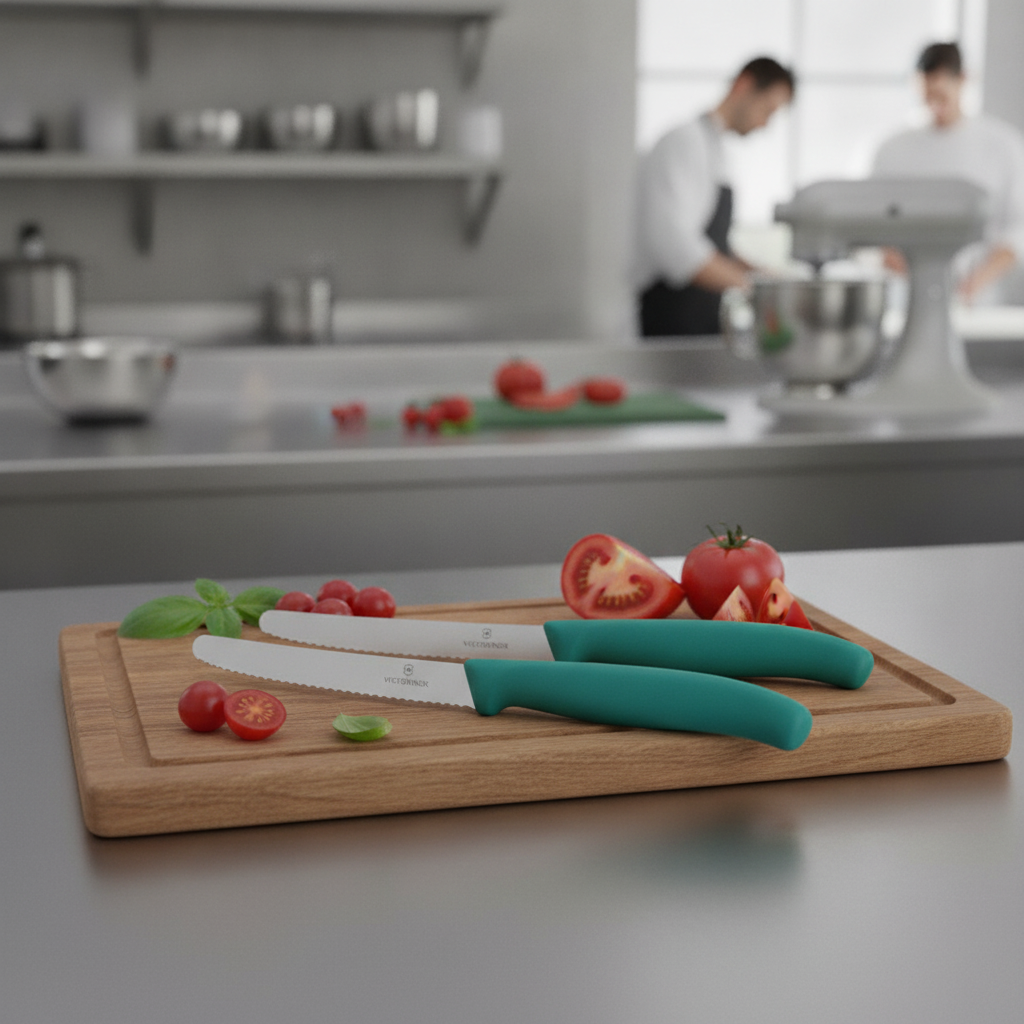 Stainless Steel Tomato Knife 11cm for Cafés & Catering (Pack of 2)