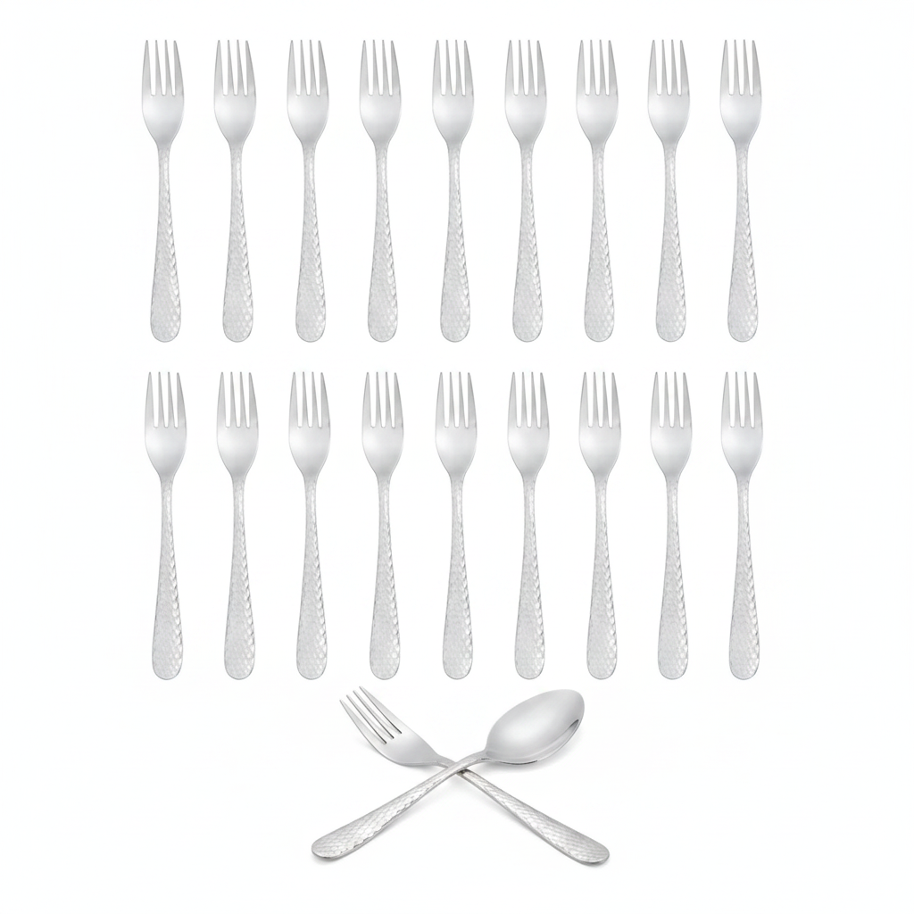 18/10 Stainless Steel Cocktail Forks for Bar Service (Pack of 12)