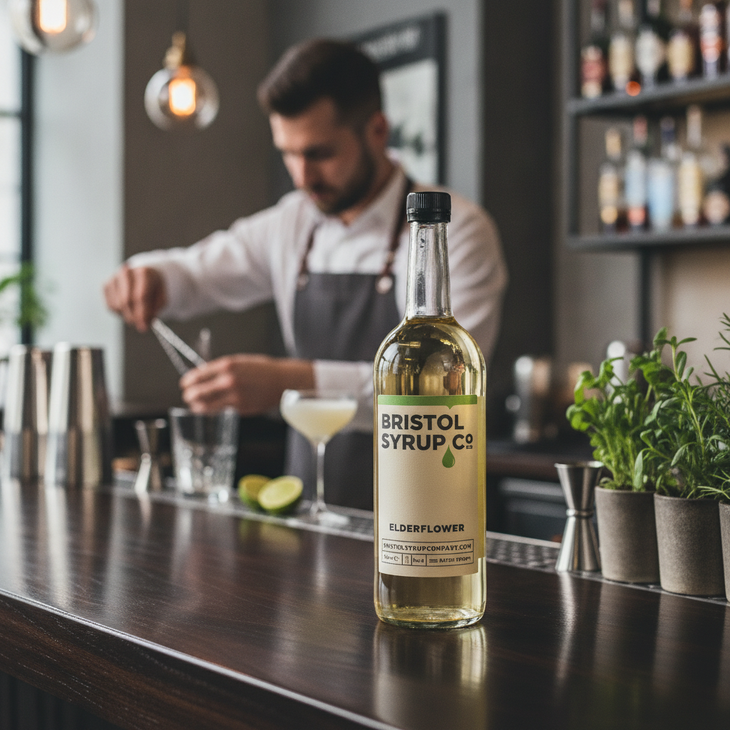Elderflower Syrup 750ml for Creative Drink Mixology