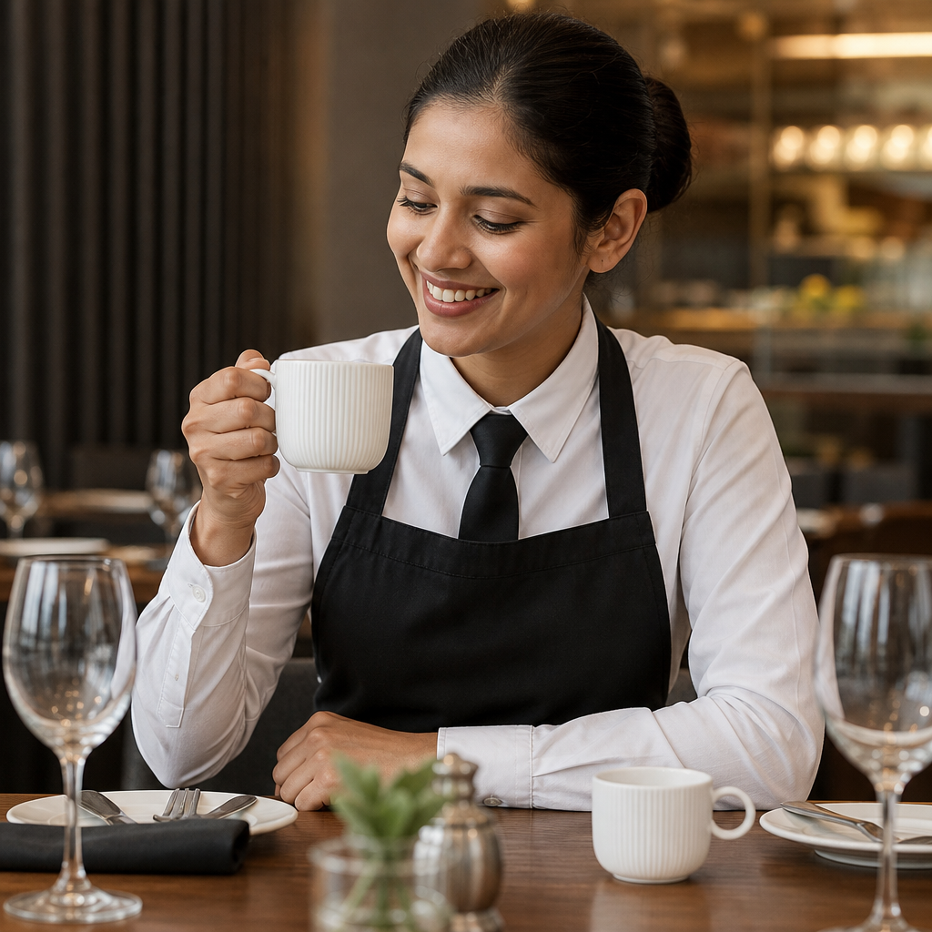 Low Cups 85ml Vitrified Porcelain for Casual Dining (Pack of 12)